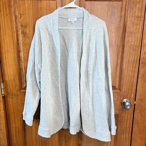 Cozy Light Gray Women's Cardigan
